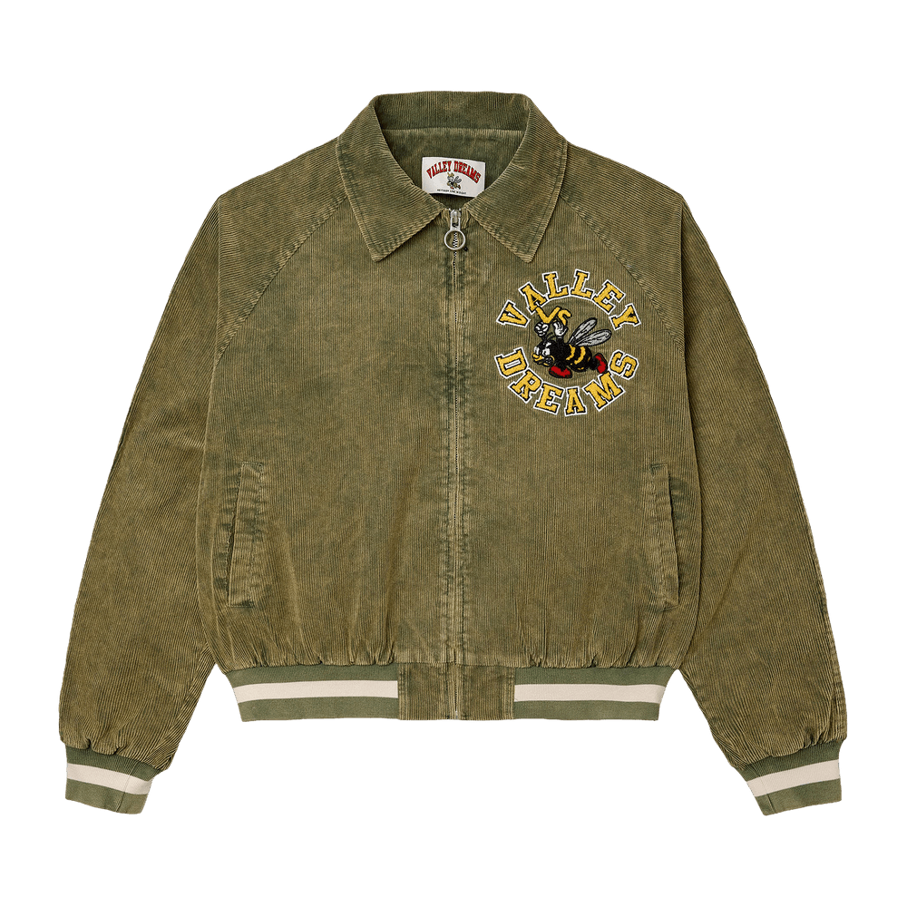 Vale Forever Angry Bee Jacket
'Olive'