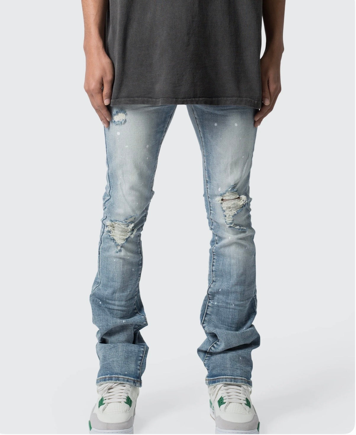 Skinny Stacked Denim - Azul