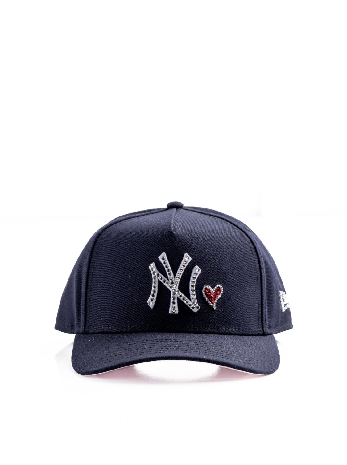 New York yankees caps with rhinestone hearts