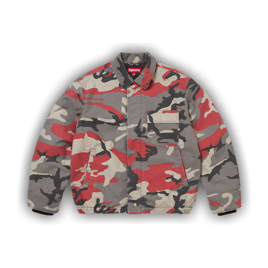 Supreme Cordura Twill Utility
Jacket 'Red Camo'
