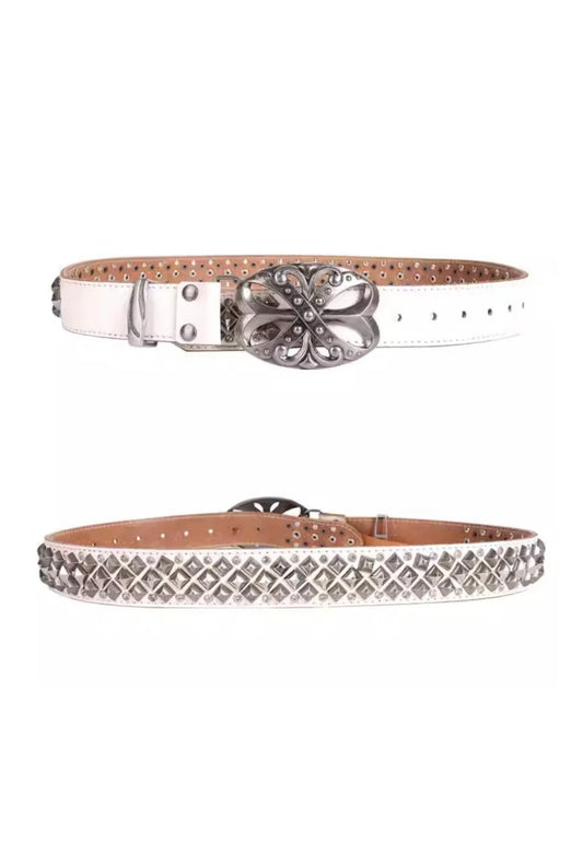 Rhinestone Buckle Belt