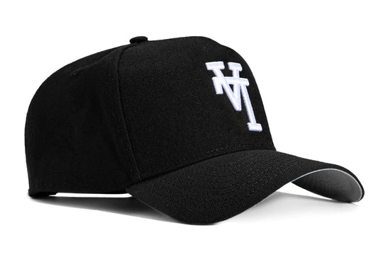 LA Dodgers black upside down SnapBack