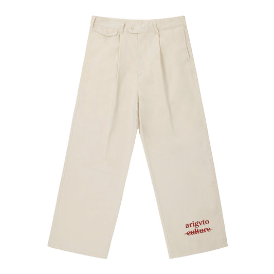 ARIGATO WAIST STRAIGHT-LEG PANTS