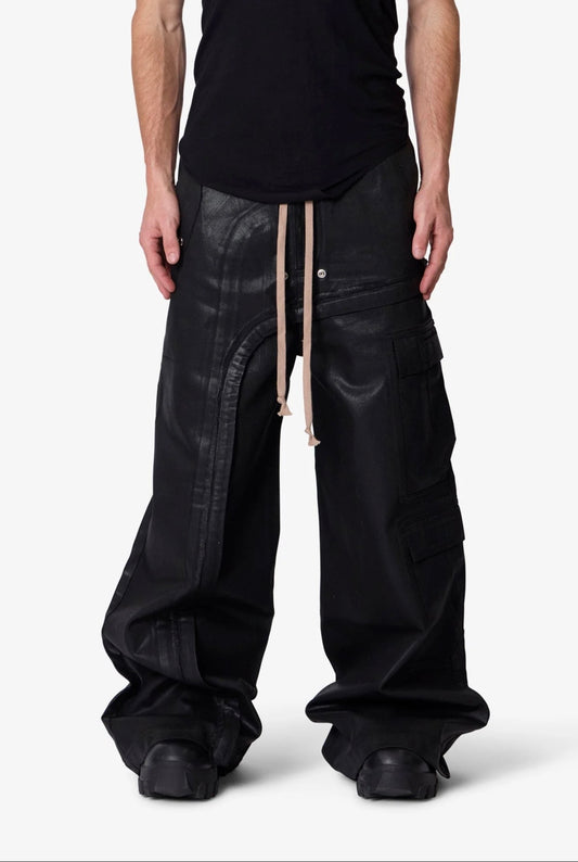 Pantalones cargo Waxed Rave Seam
- Negro