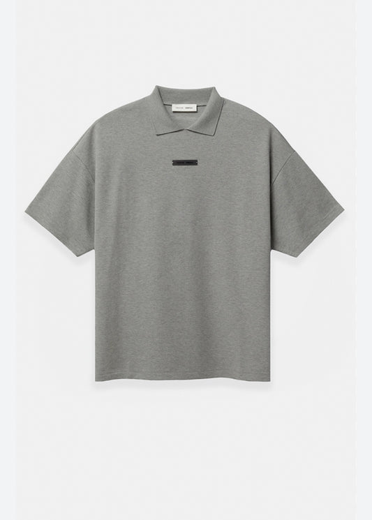 Fear of God ESSENTIALS Concrete
Heather Pique Polo Shirt