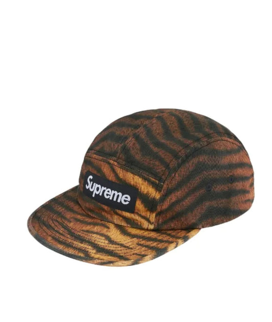 Supreme tiger-print Camp Cap