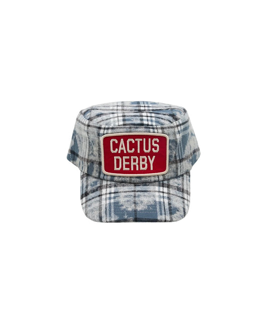 FLANNEL PAINTERS CAP - BLUE