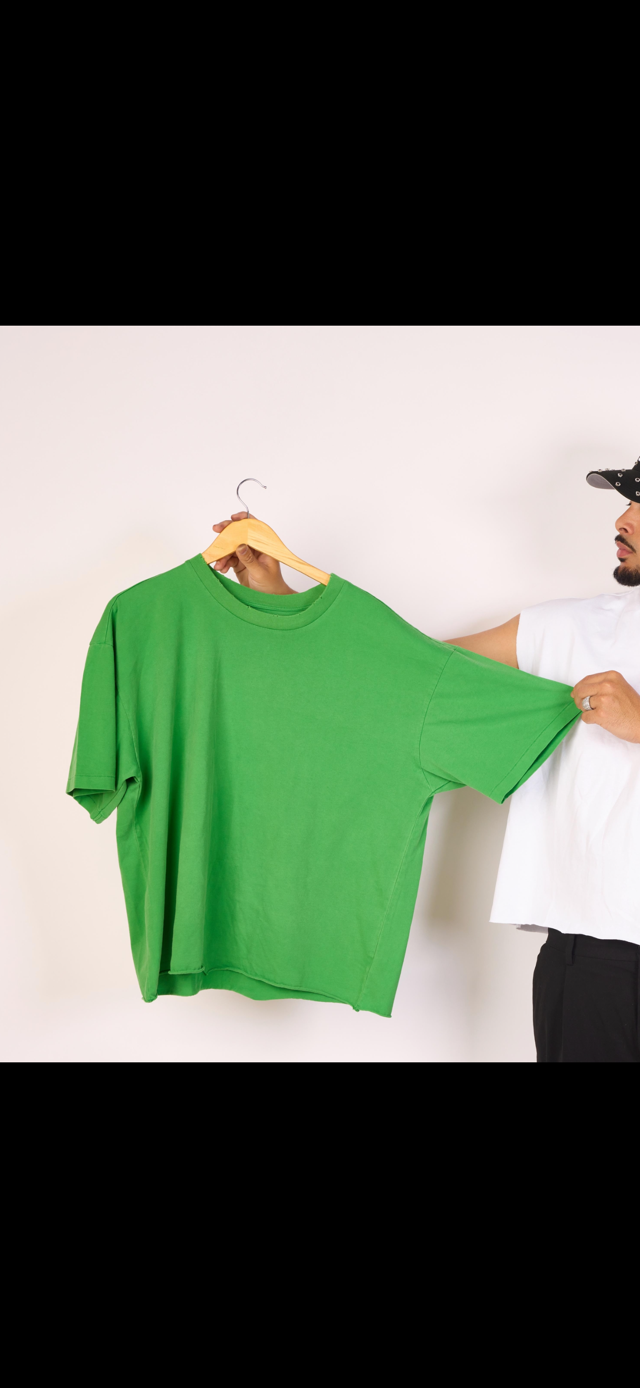 green short t-shirt