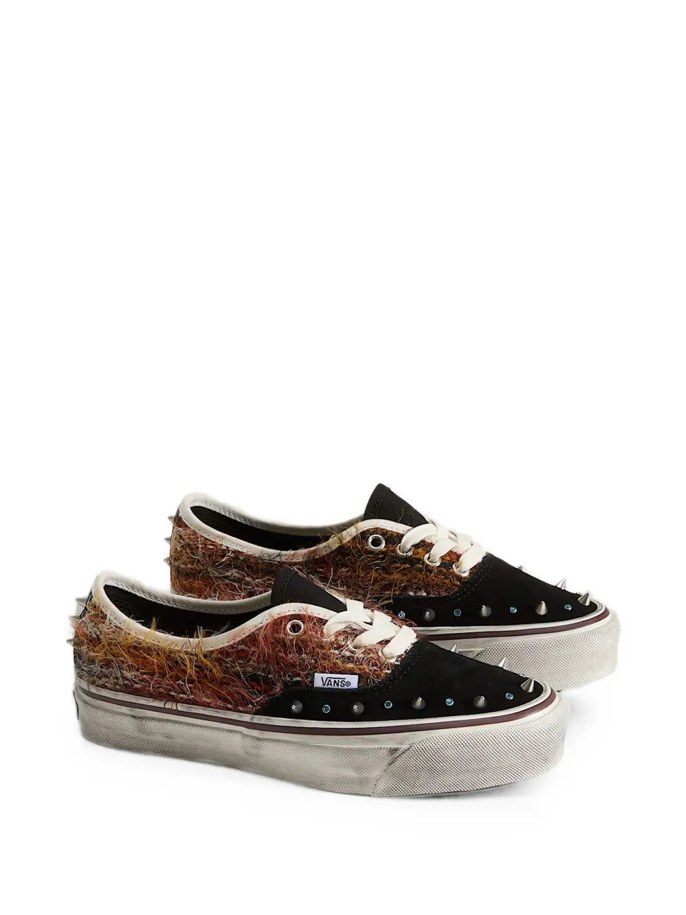 Vans Authentic Studded Fringed
Sneakers | Black