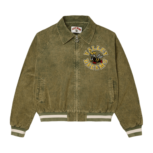 Vale Forever Angry Bee Jacket
'Olive'