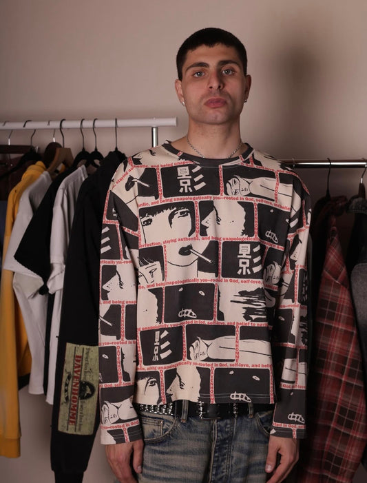 DAVEN HOMME "RUST LONG SLEEVE TEE"