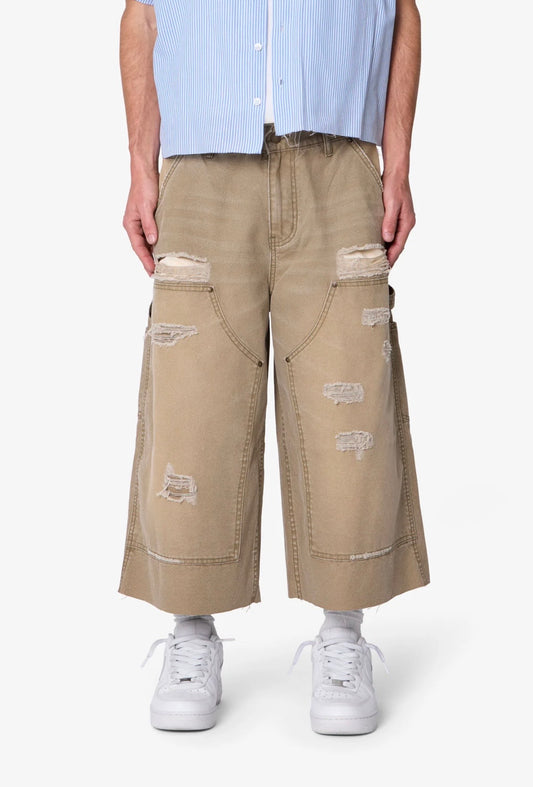 Pantalones cortos de carpintero
extralargos - Oliva