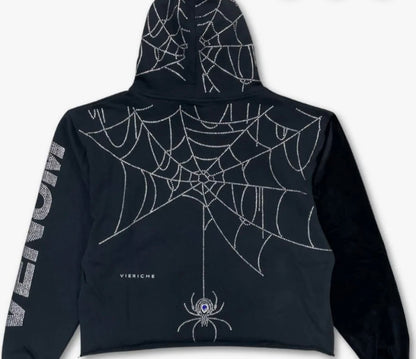 Vie Riche - Venom Biker Hoodie -
Black