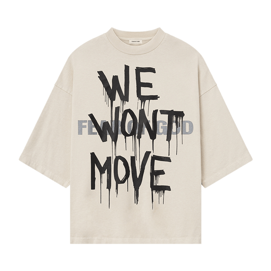 Fear of God We Won't Move Tee
'Cream'