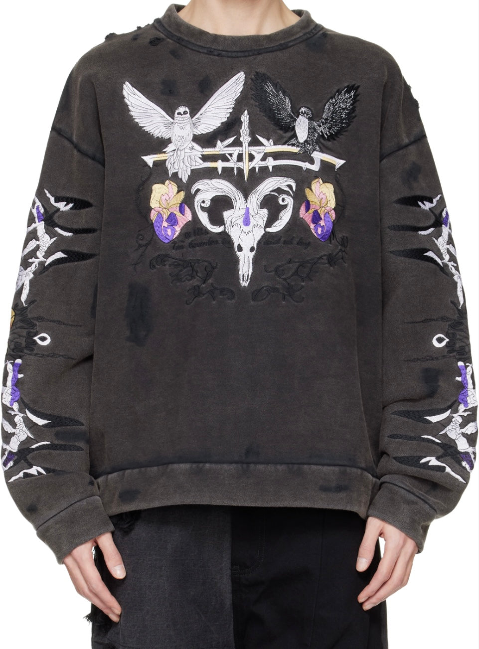 Black Epitome Sweatshirt by Who
Decides War