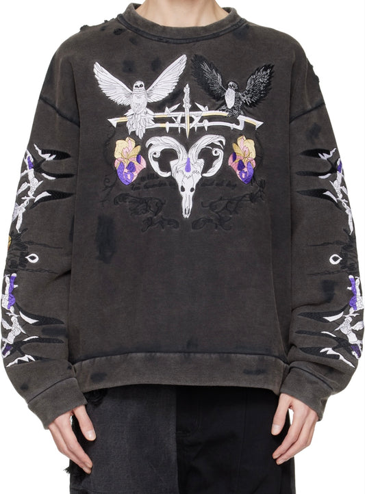 Black Epitome Sweatshirt by Who
Decides War
