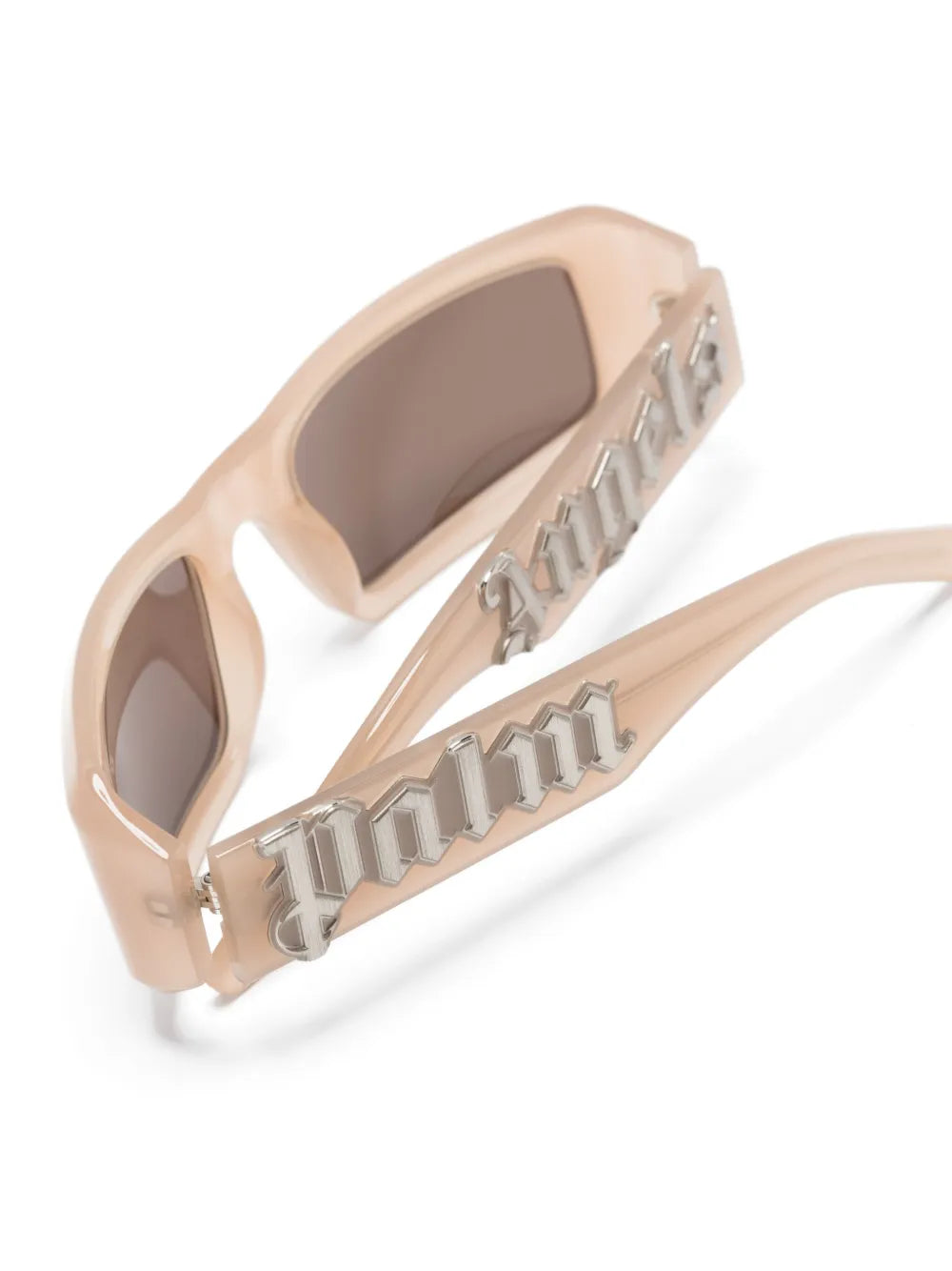 Palm Angels Eyewear logo-plaque rectangle-frame Sunglasses