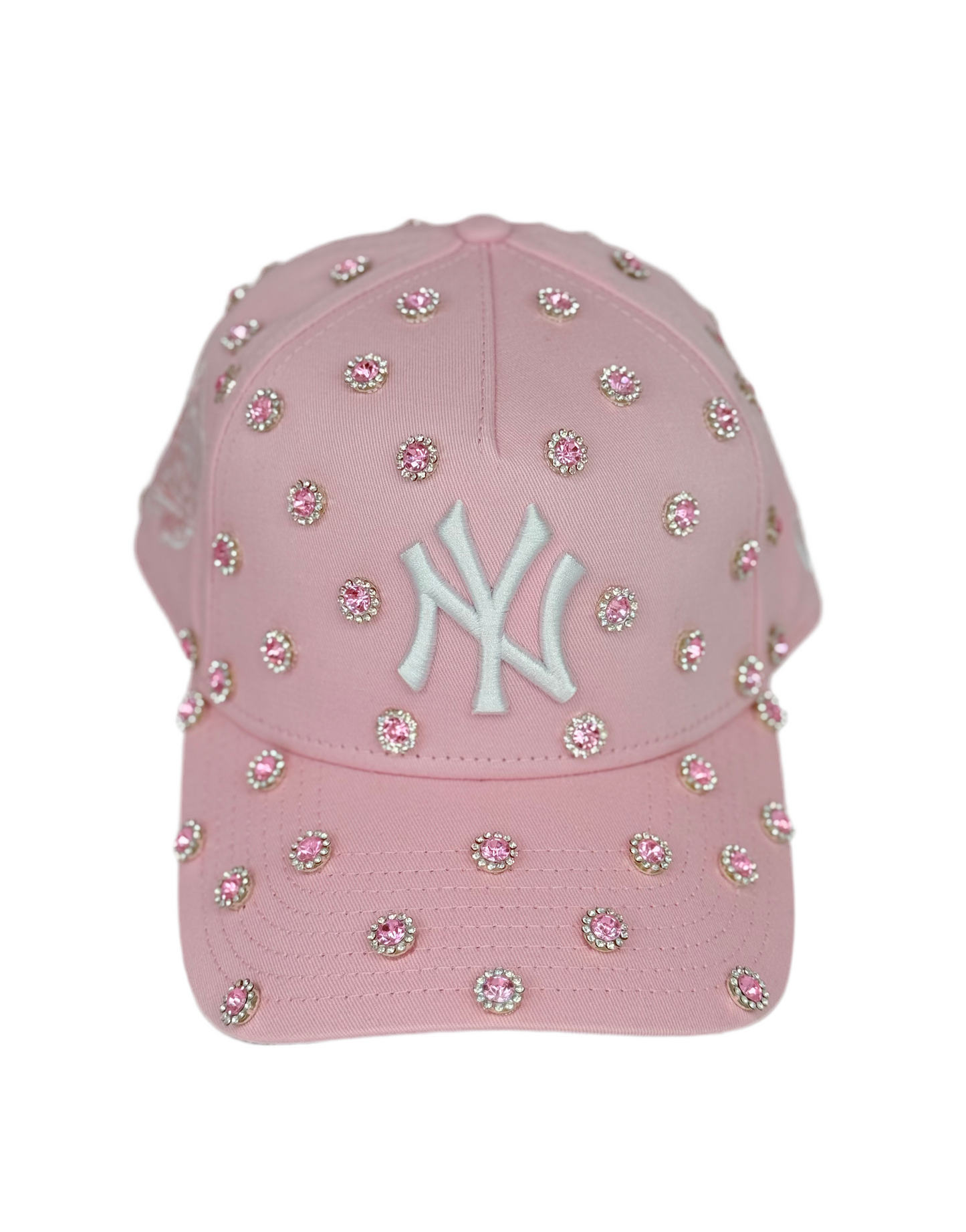 Pink NY Yankees Rhinestone hat SnapBack