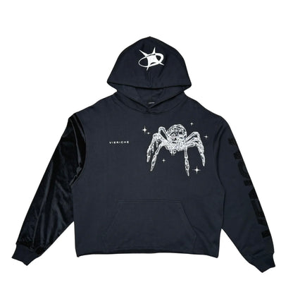 Vie Riche - Venom Biker Hoodie -
Black