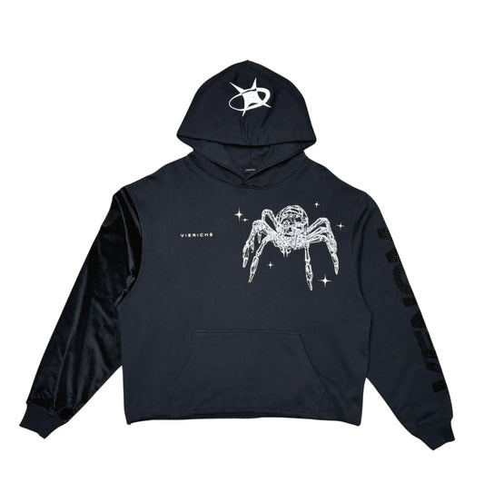 Vie Riche - Venom Biker Hoodie -
Black