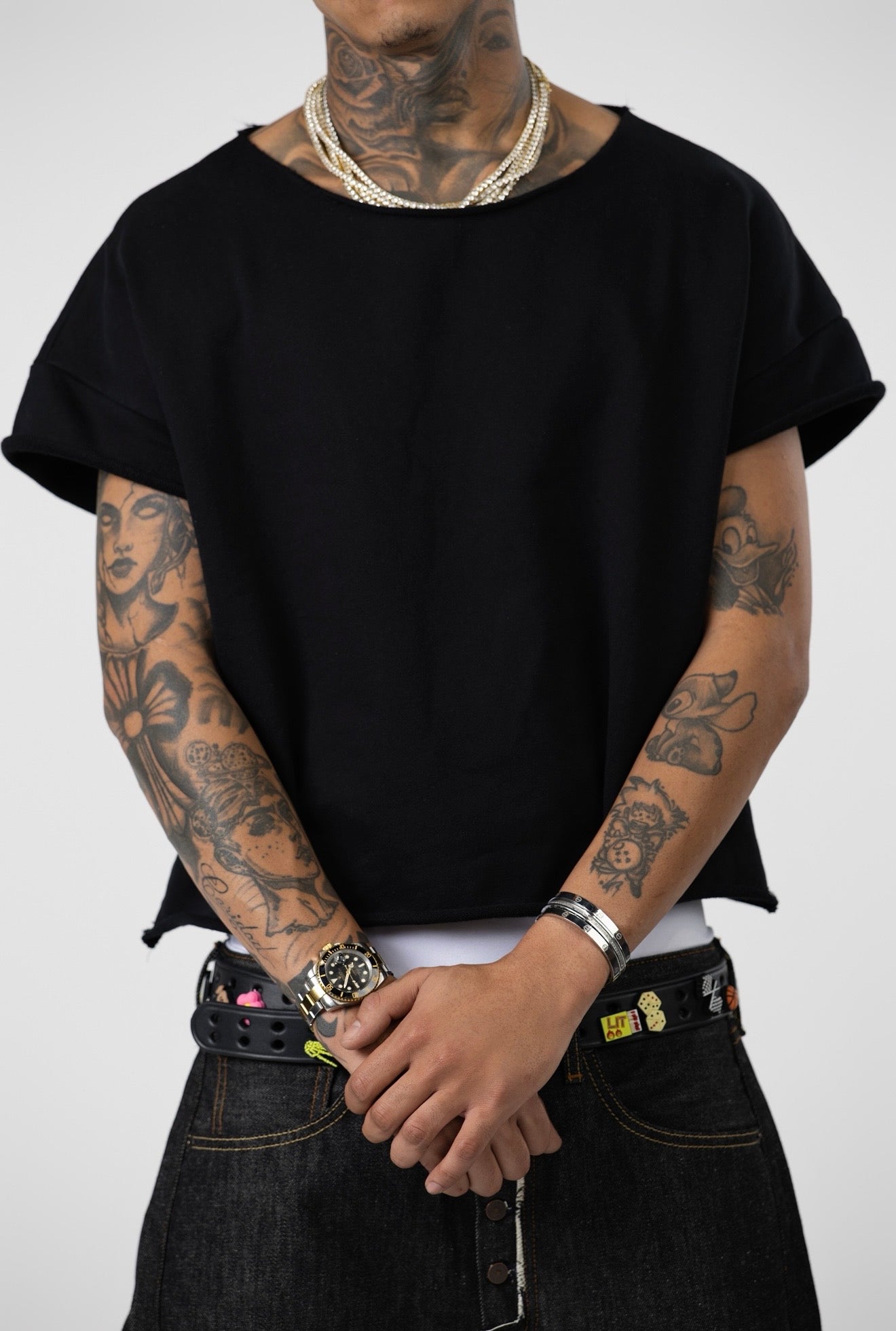 Black Oversized Tee