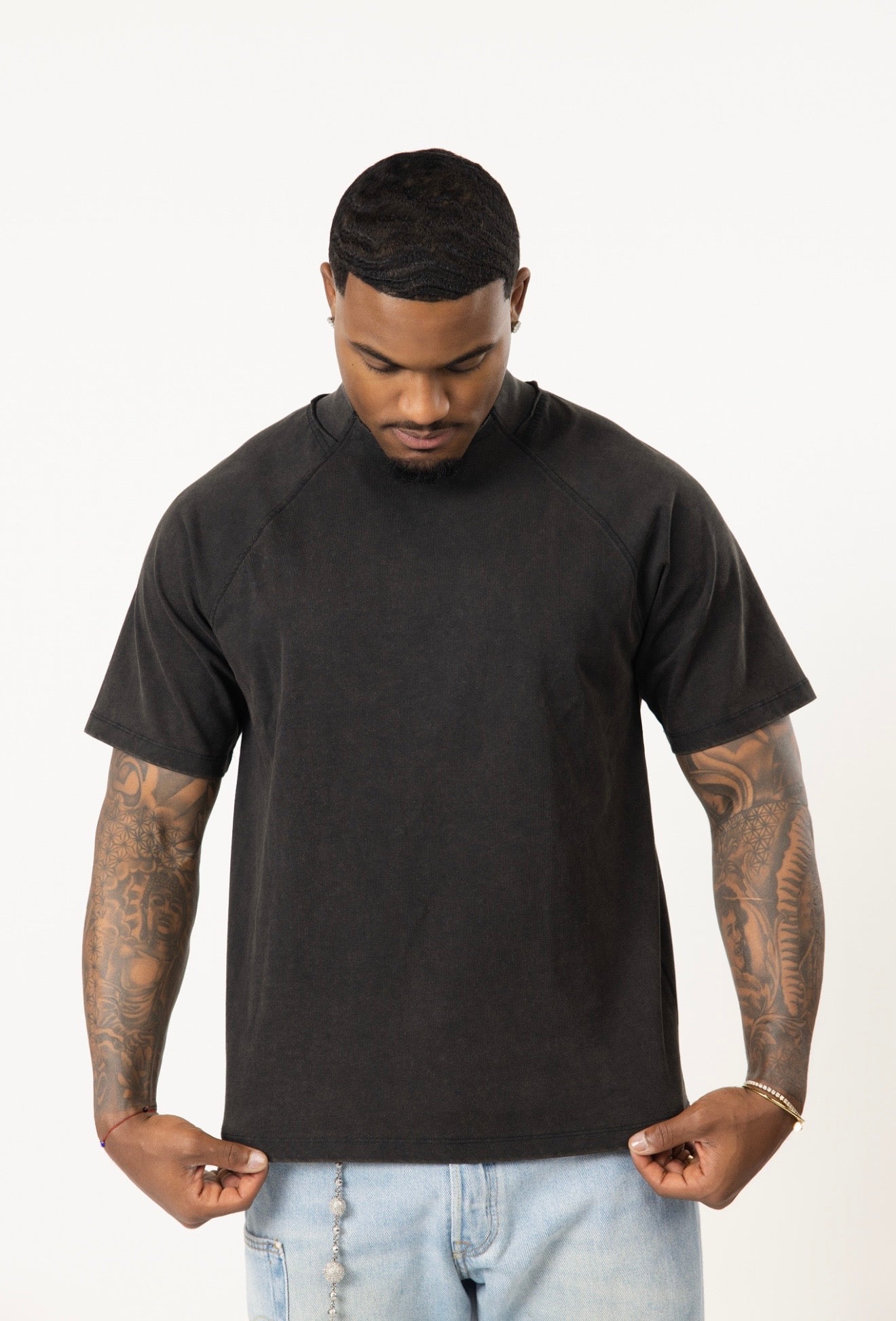 Black Oversized Pullover