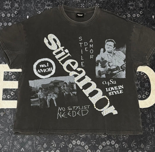 BLACK NO STYLIST TEE