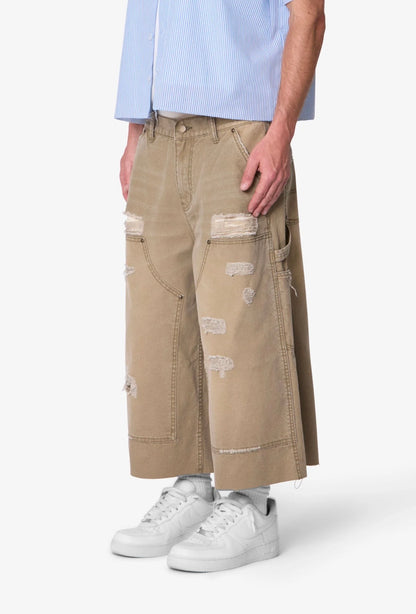 Pantalones cortos de carpintero
extralargos - Oliva