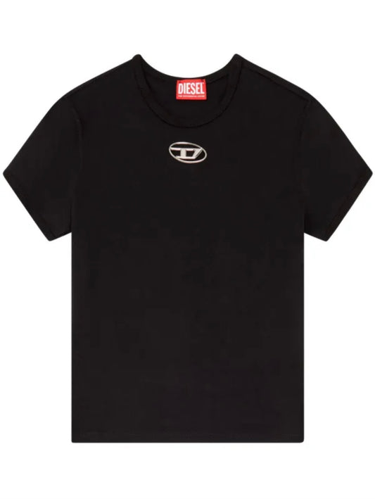 Diesel logo-plaque Cotton T-shirt