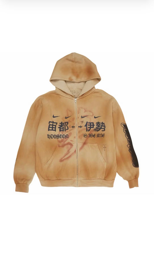Travis Scott Cactus Jack × Fragment x Nike
Houston To Ise Mie Zip Hoodie