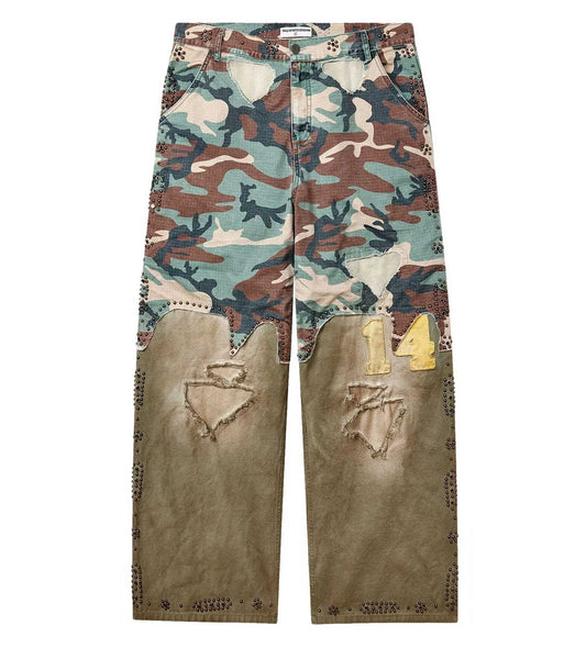 VALE FOREVER ARMOR DENIM TAN/GREEN CAMO